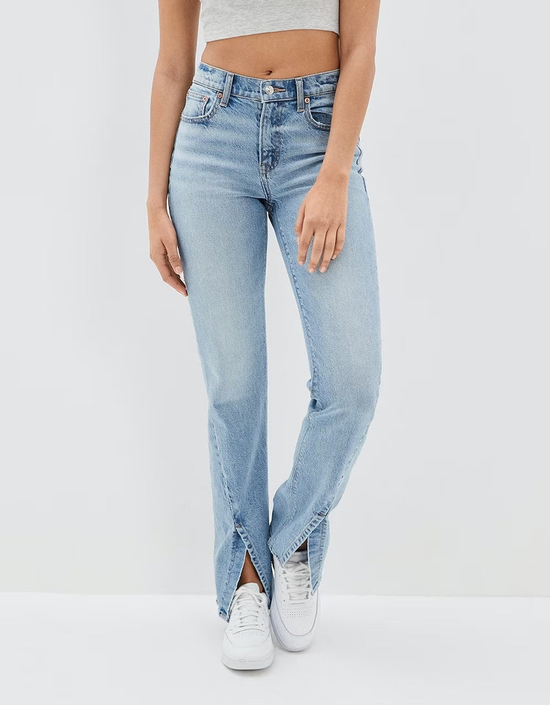 Modische, ausgewaschene Stretch-Jeans