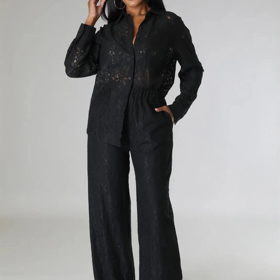 Women's Fashion Long Sleeve Suit (11477630779660)