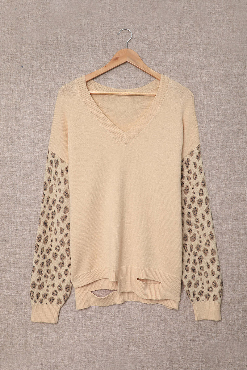 Khaki Pullover Sweater