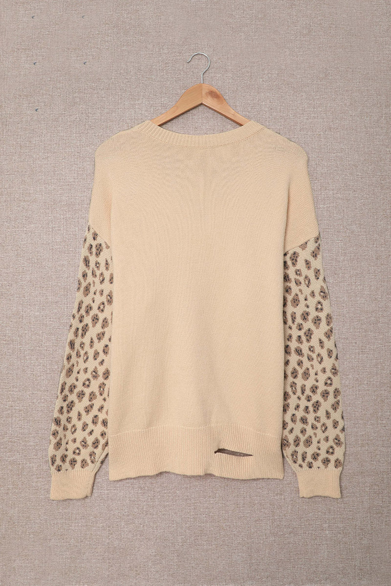 Khaki Pullover Sweater