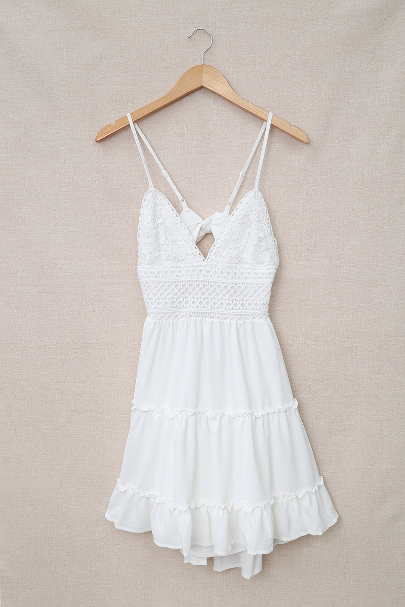 Spaghetti Straps Lace Dress