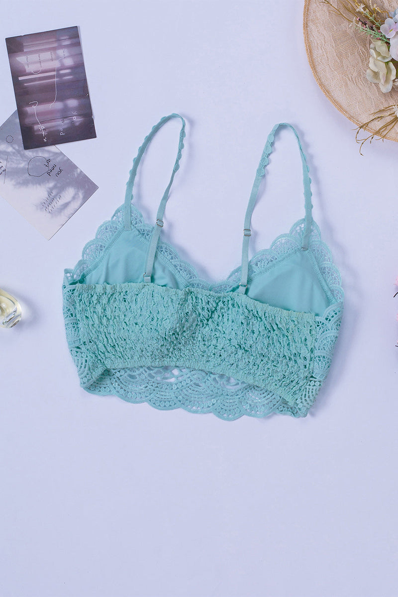 Chic Sky Blue Sunrise to Sunset Lace Bra