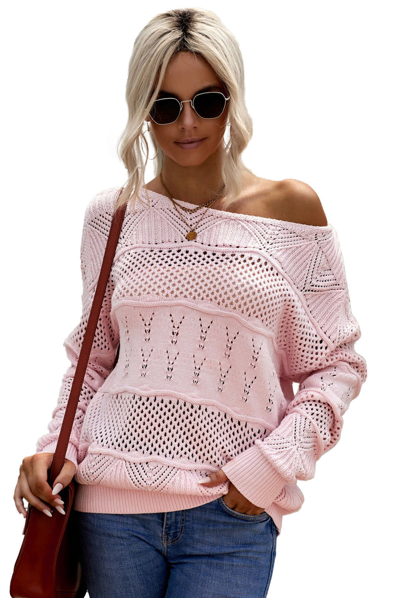 Cute Pink Pullover Sweater