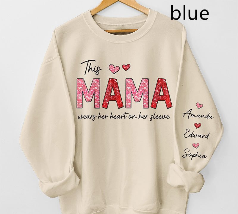 Mode DIY Damen Muttertagspullover