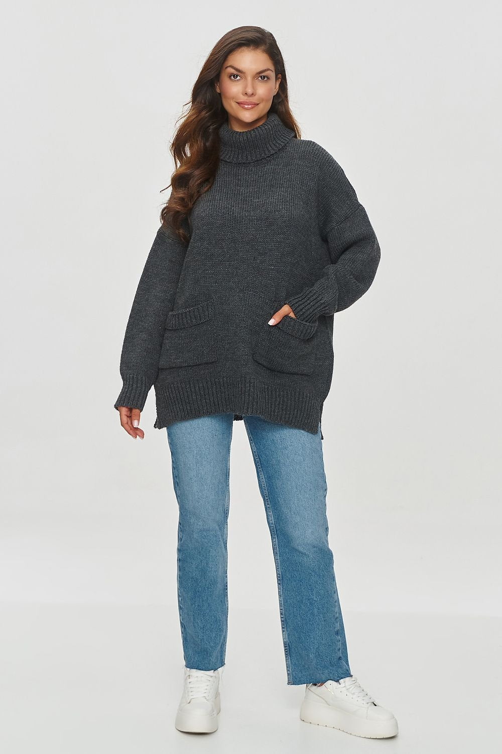 Rollkragenpullover Model 202969 Makadamia (11495421608204)