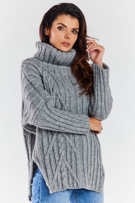 Rollkragenpullover Model 173939 awama (11496015364364)