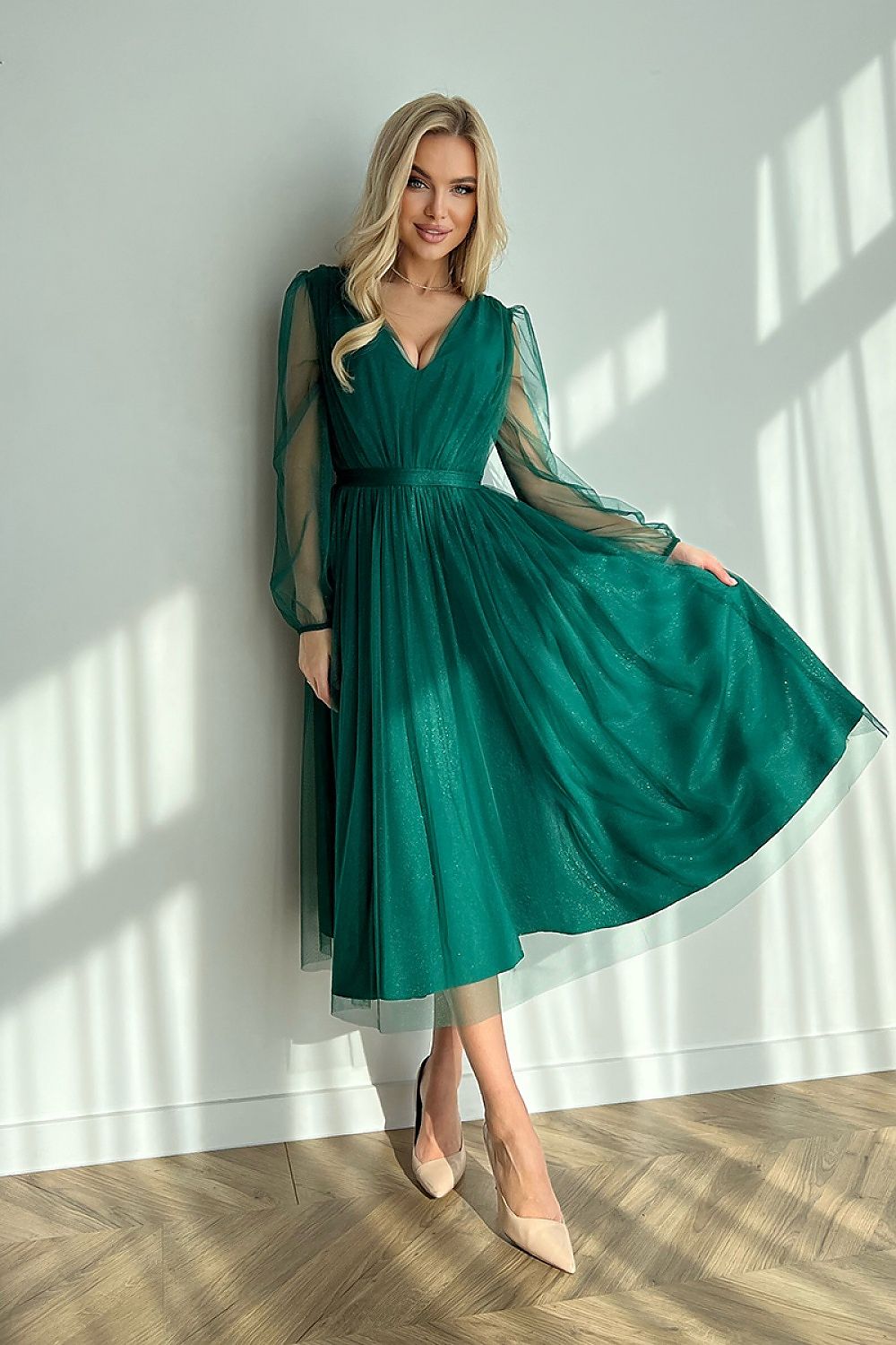 Abendkleid Model 192874 Bicotone