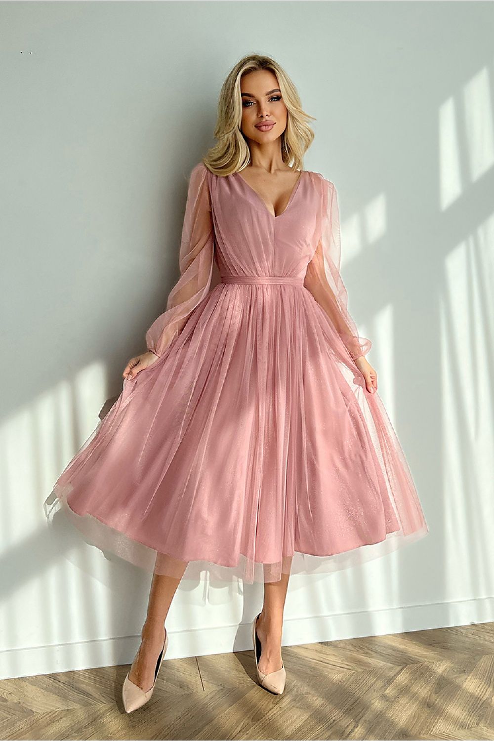 Abendkleid Model 192874 Bicotone