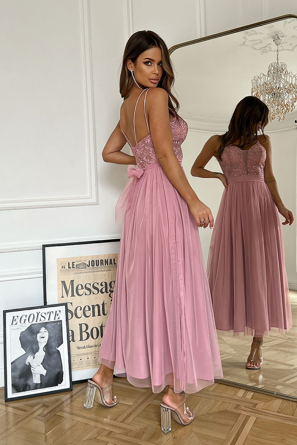 Abendkleid Model 188231 Bicotone