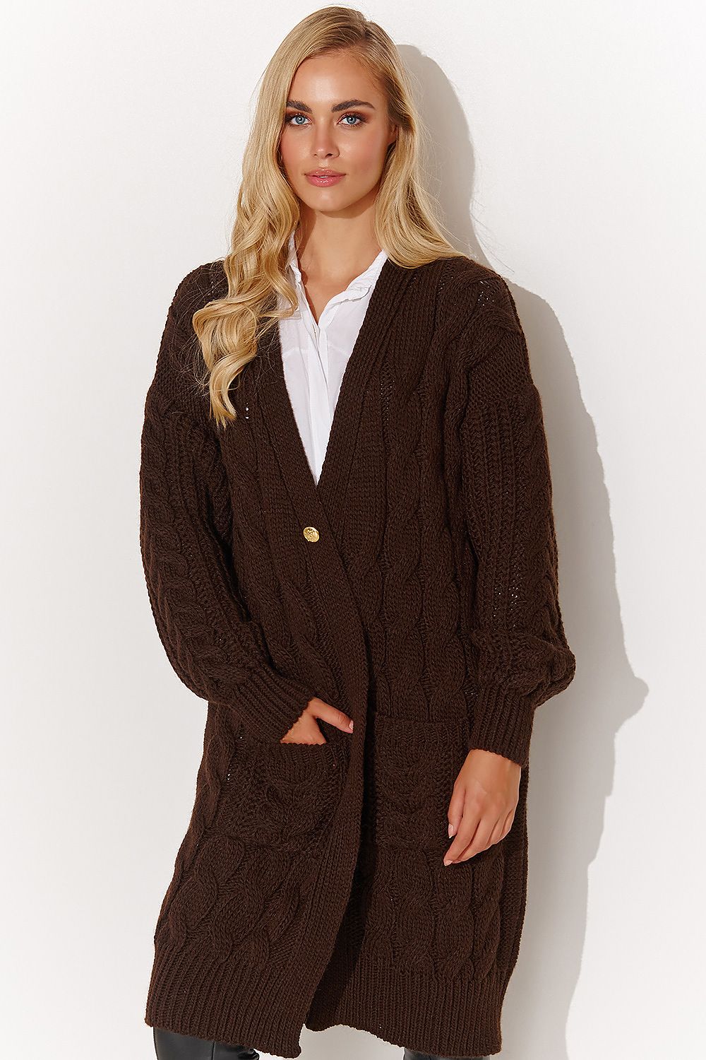 Cardigan Model 184394 Makadamia (11496033157388)