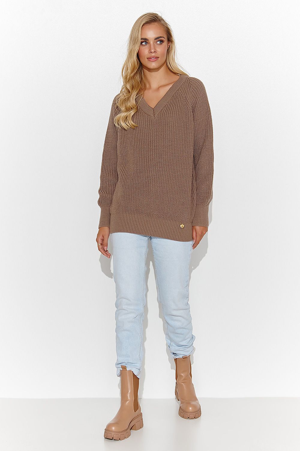 Pullover Model 184787 Makadamia (11496035254540)