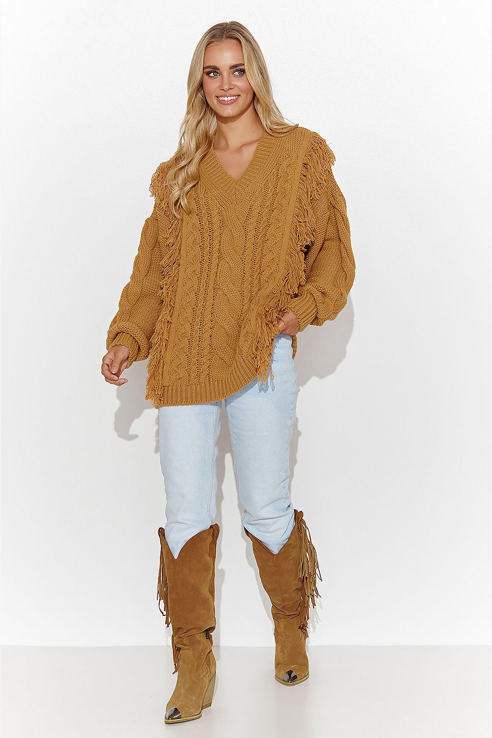 Pullover Model 184802 Makadamia (11496037056780)