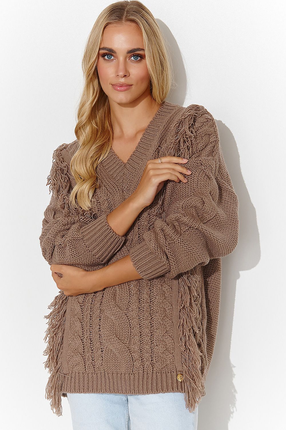Pullover Model 184802 Makadamia (11496037056780)