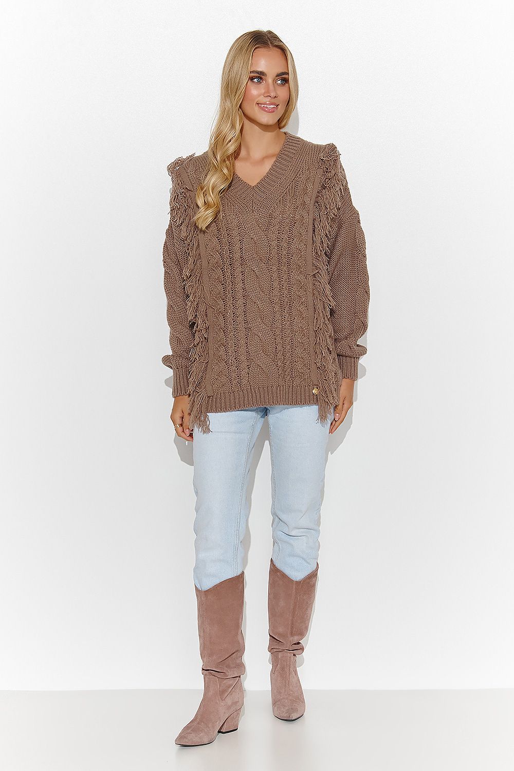 Pullover Model 184802 Makadamia (11496037056780)