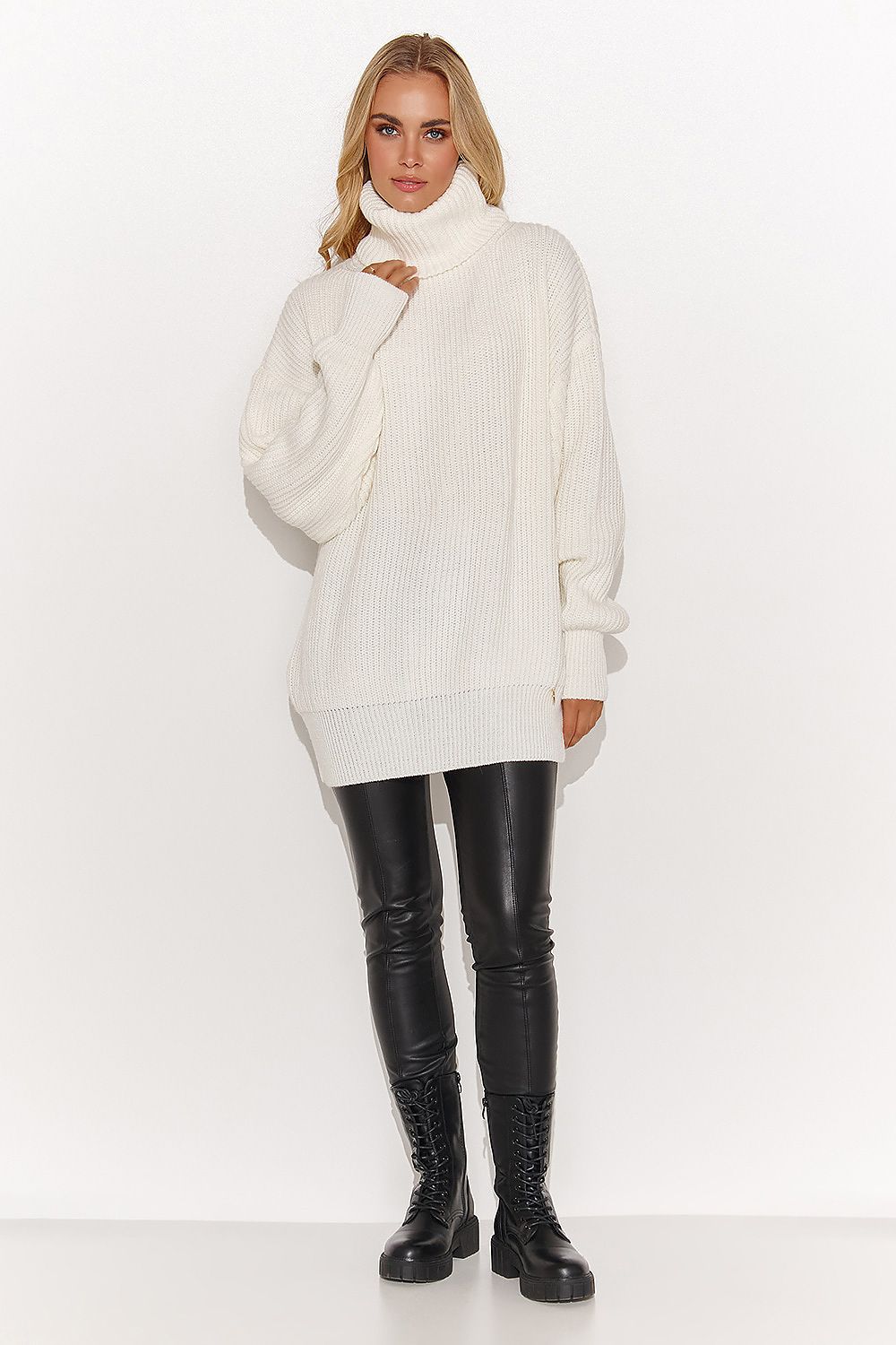 Rollkragenpullover Model 185216 Makadamia (11496038269196)