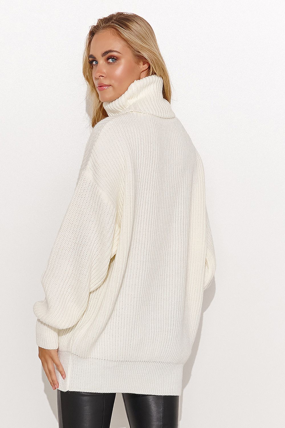 Rollkragenpullover Model 185216 Makadamia (11496038269196)