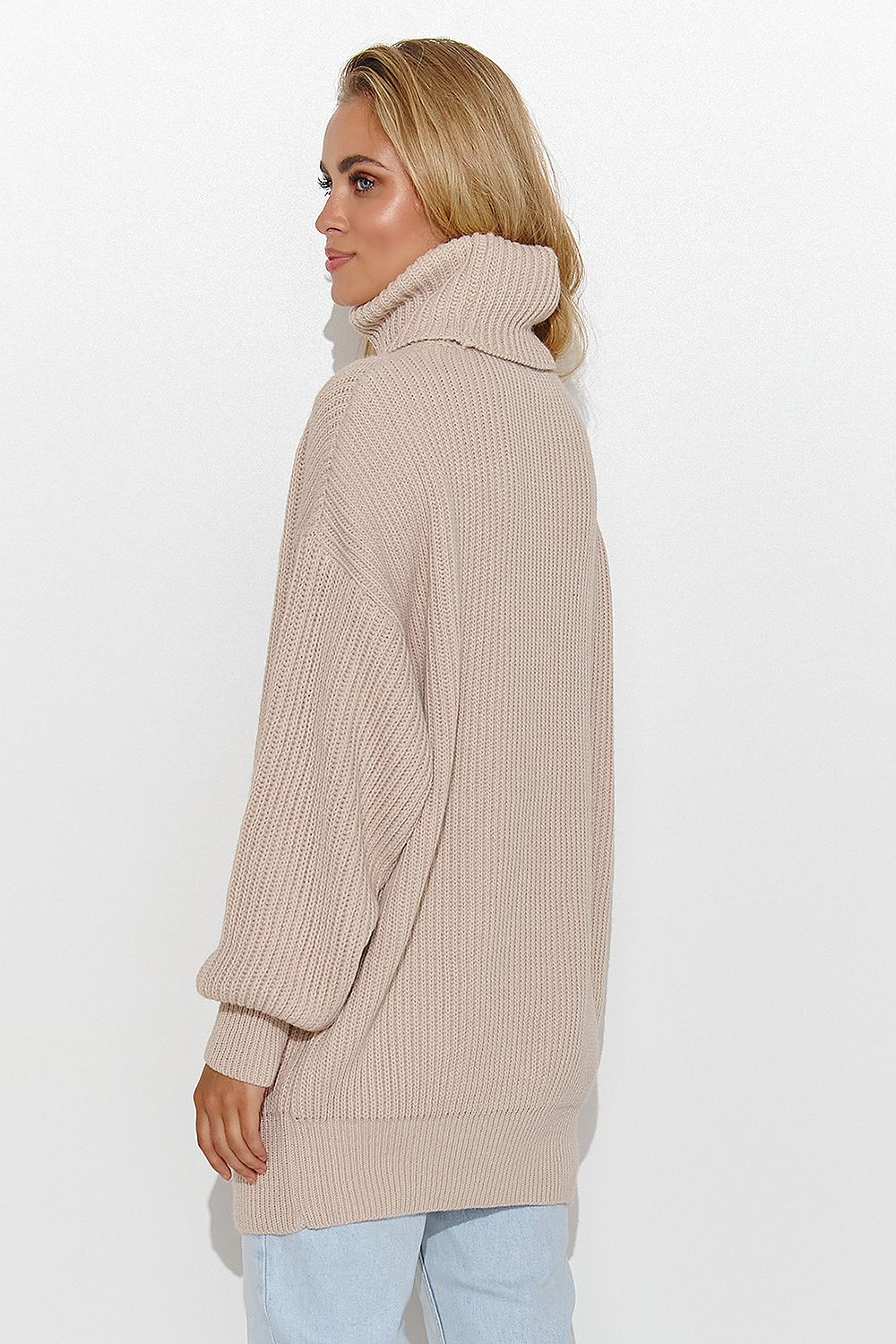 Rollkragenpullover Model 185216 Makadamia (11496038269196)