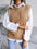 Women's round neck hollow leaf casual knitted vest sweater (11472313352460)