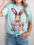 New Ladies Leopard Bunny Easter Explosion Style Urban Casual Short-sleeved T-Shirt Top (11472249553164)