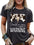 Women's Casual Short Sleeve Tops Highland Cow Western Cowboy Vintage Athletic T-Shirt (11472249356556)