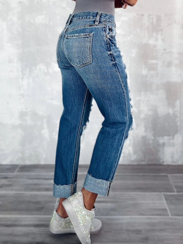 Street style long jeans (11460428464396)