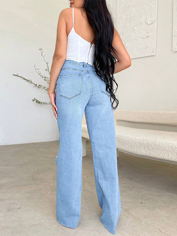 Jeans mit weitem Bein (11460427940108)