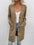 Women's outerwear fashionable long single-breasted casual cardigan jacket (11472173269260)