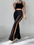 Women's high waist drape wide leg straight bootcut trousers casual pants (11472627663116)