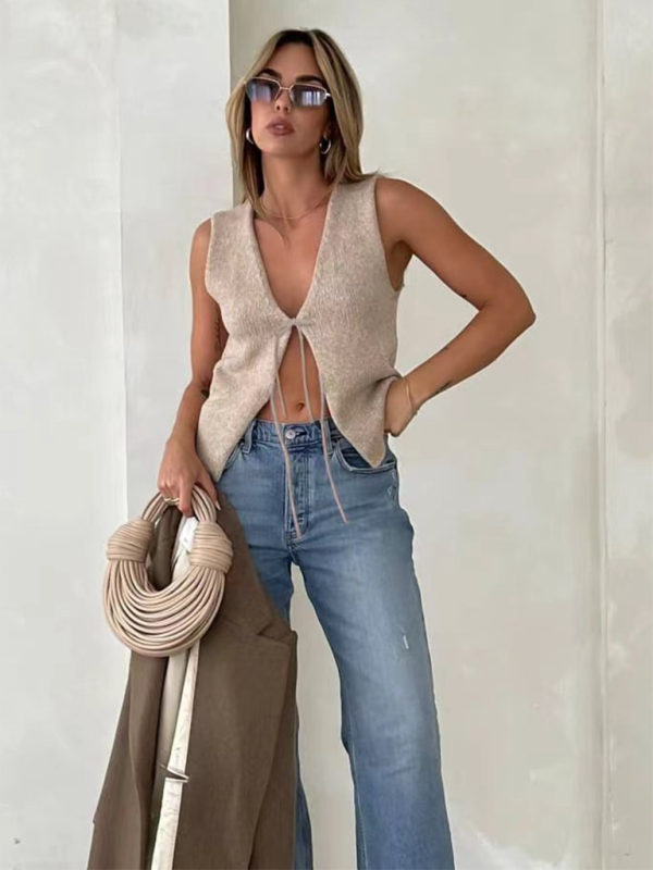 New sexy fashionable and comfortable rope woolen vest (11472322461964)