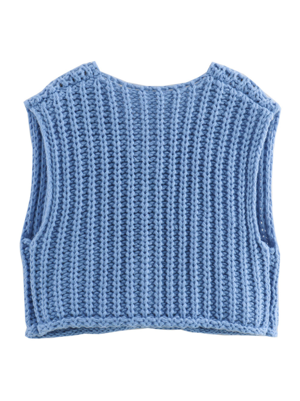 New women's thick needle knitted vest (11472322822412)