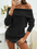 Casual Solid Color Pullover One Shoulder Sweater (11477762212108)