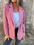 Casual Buttoned Solid Color Tweed Jacket (11477212922124)