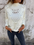 New Casual Loose Skeleton Sweater Round Neck Knit Top (11472173105420)