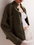 Women's Knit Jacket Standing Collar Solid Color Cardigan Sweater (11477762244876)