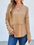 Women's Casual Shirt Solid Color Long Sleeve Patchwork Solid Color Loose Top (11472172974348)