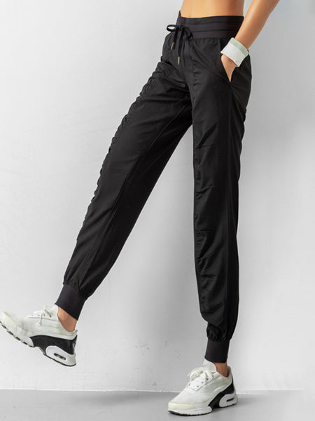 Women's quick dry loose running trousers (11472577233164)