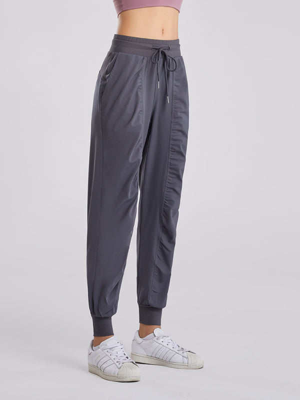 Women's fitness quick-drying sports trousers (11472627630348)