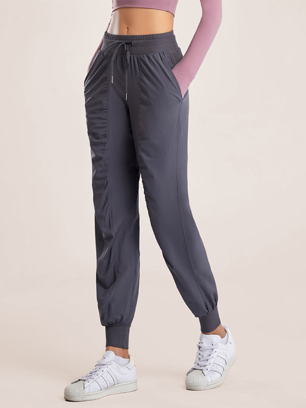 Women's fitness quick-drying sports trousers (11472627630348)