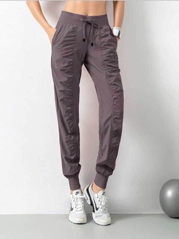 Women's fitness quick-drying sports trousers (11472627630348)