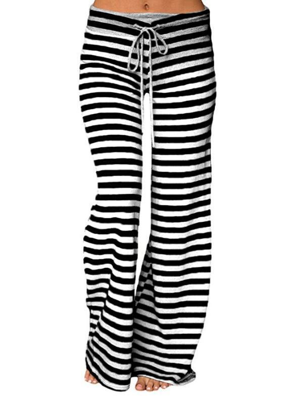 Fashion Versatile Comfortable Seasonal Women'S Striped Trousers