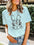 Bunny mit Leopard Print T-Shirt