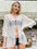 Women's solid color hollow lace-up woolen cardigan top